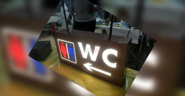 吊式指示标识牌制作案例一